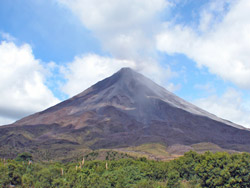 Volcán en Costa Rica